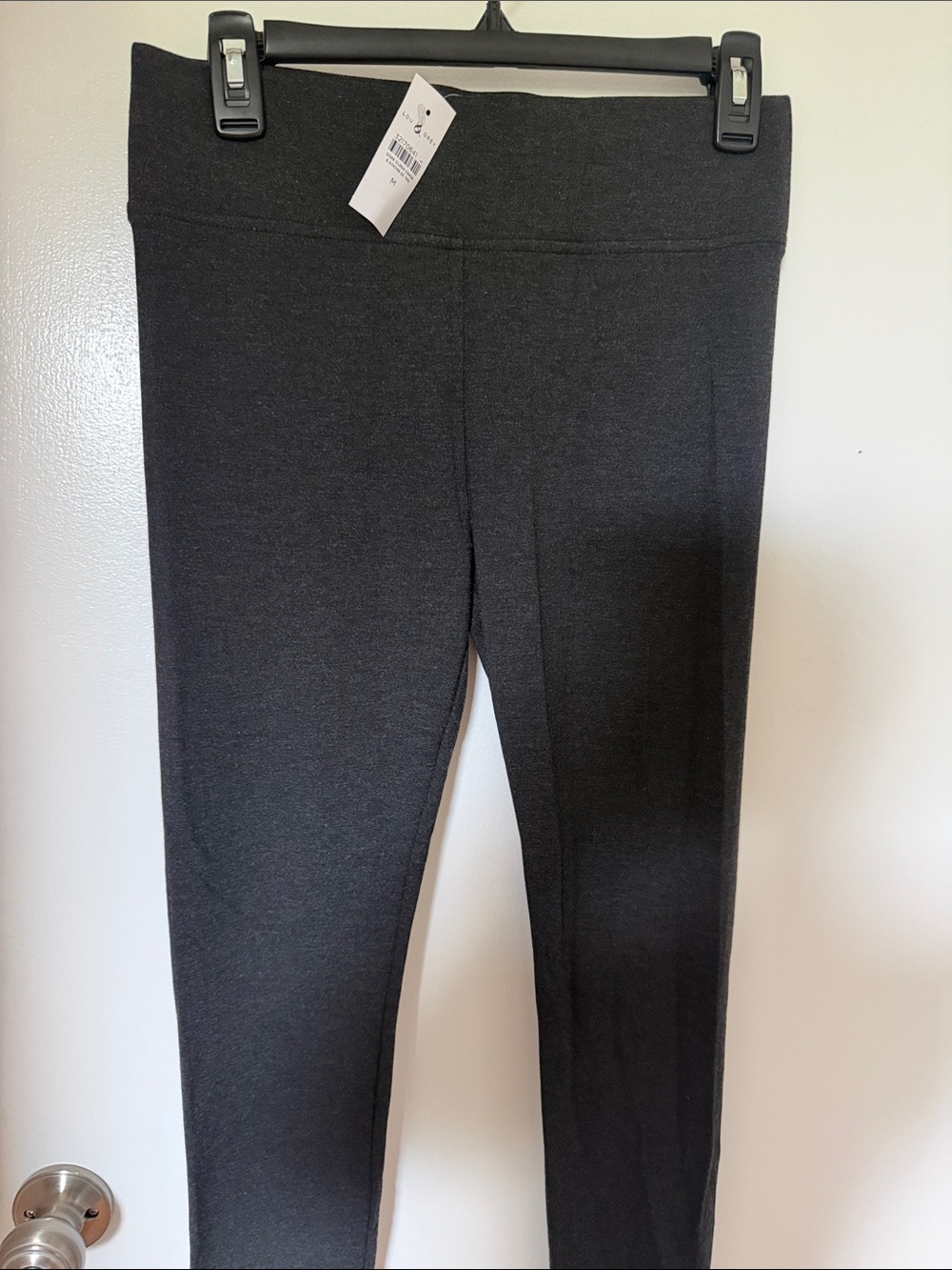 Lou & Grey Stretch Ponte Leggings in Charcoal